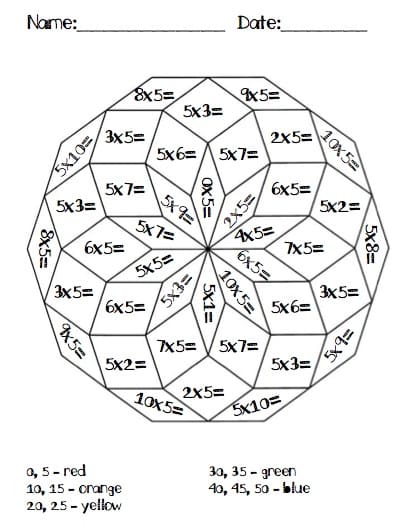 200+ Math Coloring Pages: Add Some Color to Your Equations 169