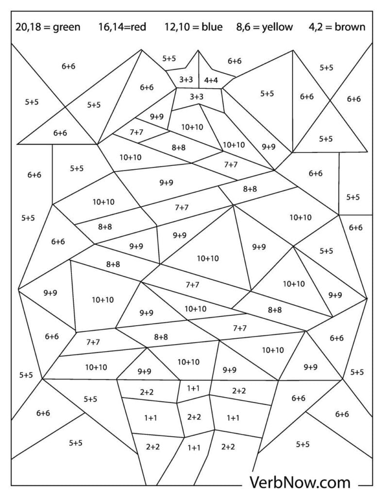 200+ Math Coloring Pages: Add Some Color to Your Equations 36