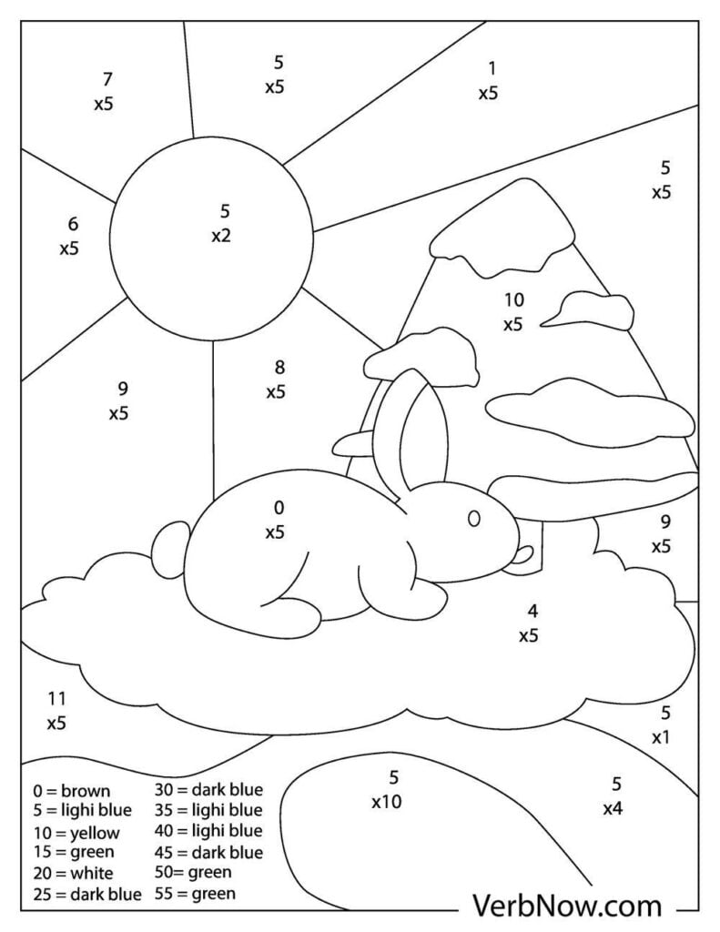 200+ Math Coloring Pages: Add Some Color to Your Equations 38