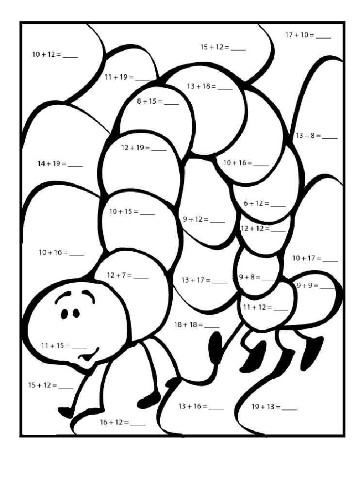 200+ Math Coloring Pages: Add Some Color to Your Equations 46