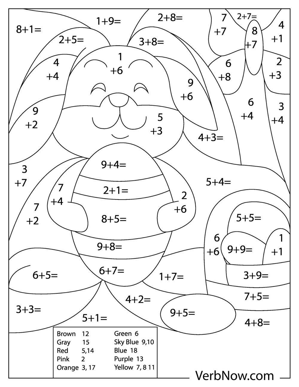 200+ Math Coloring Pages: Add Some Color to Your Equations 63