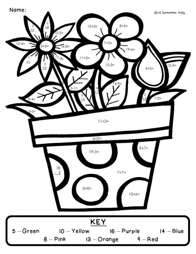 200+ Math Coloring Pages: Add Some Color to Your Equations 98