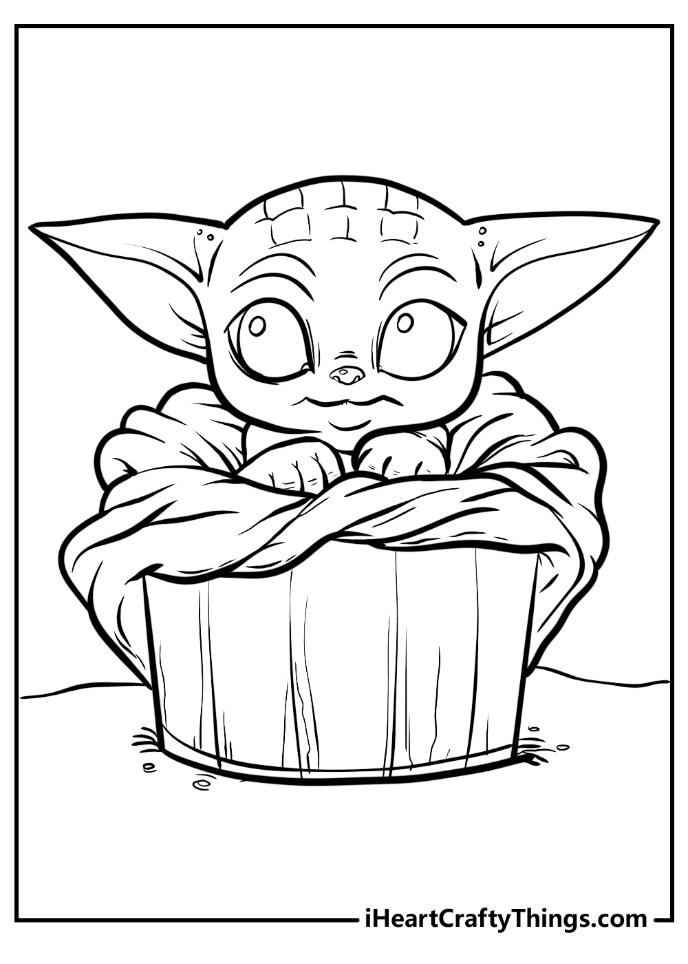 78 Baby Yoda Coloring Pages: The Force of Coloring Fun 20