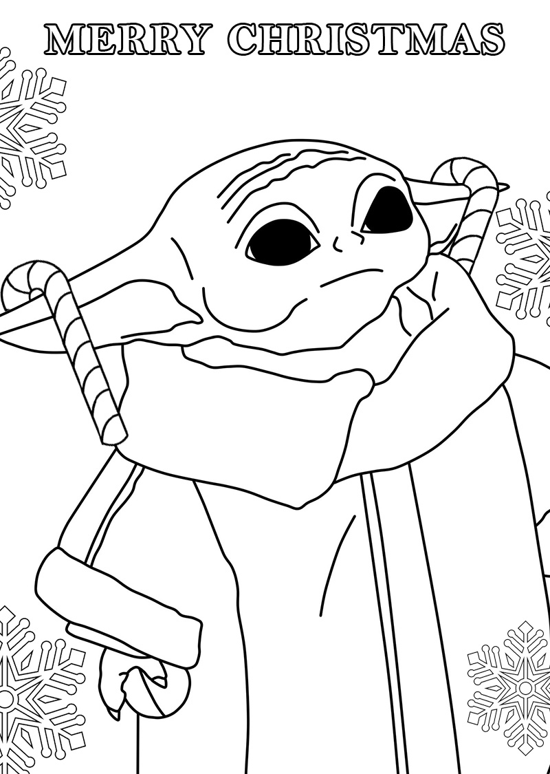 78 Baby Yoda Coloring Pages: The Force of Coloring Fun 26