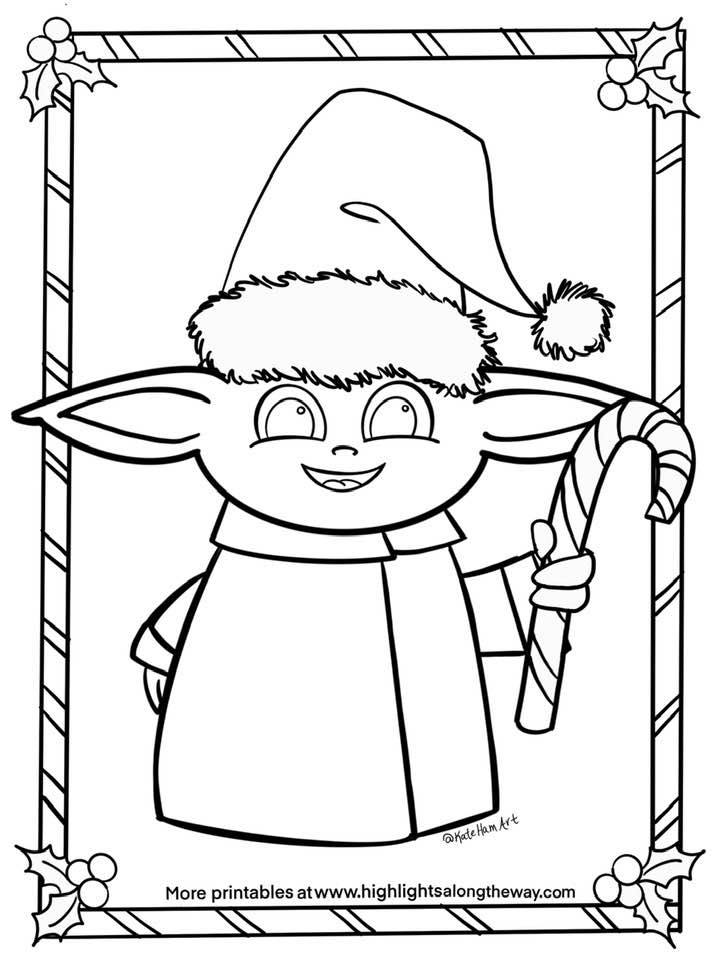 78 Baby Yoda Coloring Pages: The Force of Coloring Fun 40