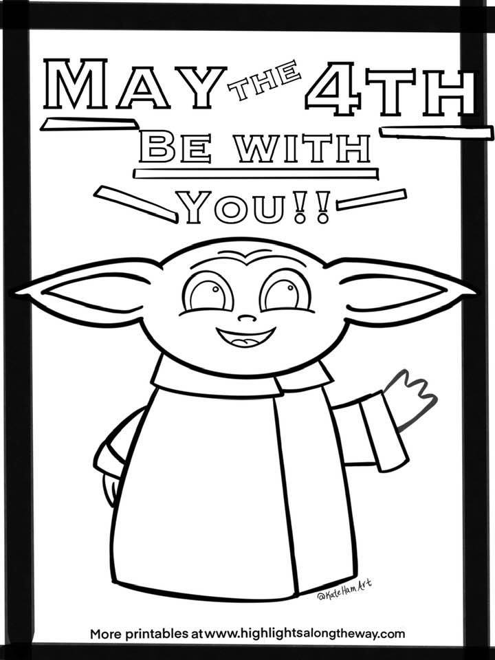 78 Baby Yoda Coloring Pages: The Force of Coloring Fun 42