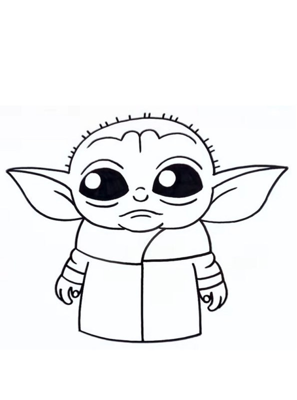 78 Baby Yoda Coloring Pages: The Force of Coloring Fun 50