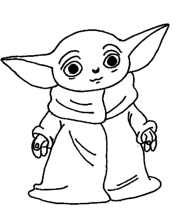 78 Baby Yoda Coloring Pages: The Force of Coloring Fun 58