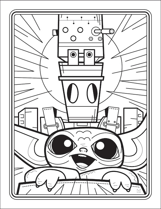 78 Baby Yoda Coloring Pages: The Force of Coloring Fun 60