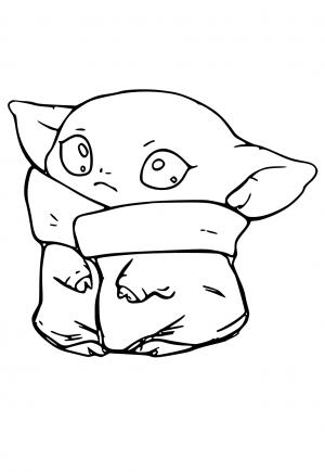 78 Baby Yoda Coloring Pages: The Force of Coloring Fun 69