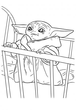 78 Baby Yoda Coloring Pages: The Force of Coloring Fun 70