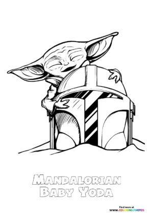 78 Baby Yoda Coloring Pages: The Force of Coloring Fun 72