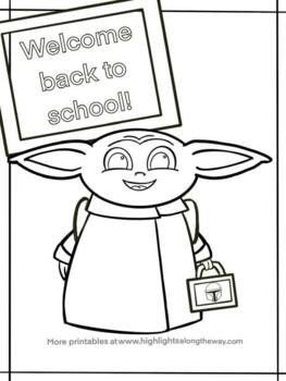 78 Baby Yoda Coloring Pages: The Force of Coloring Fun 75