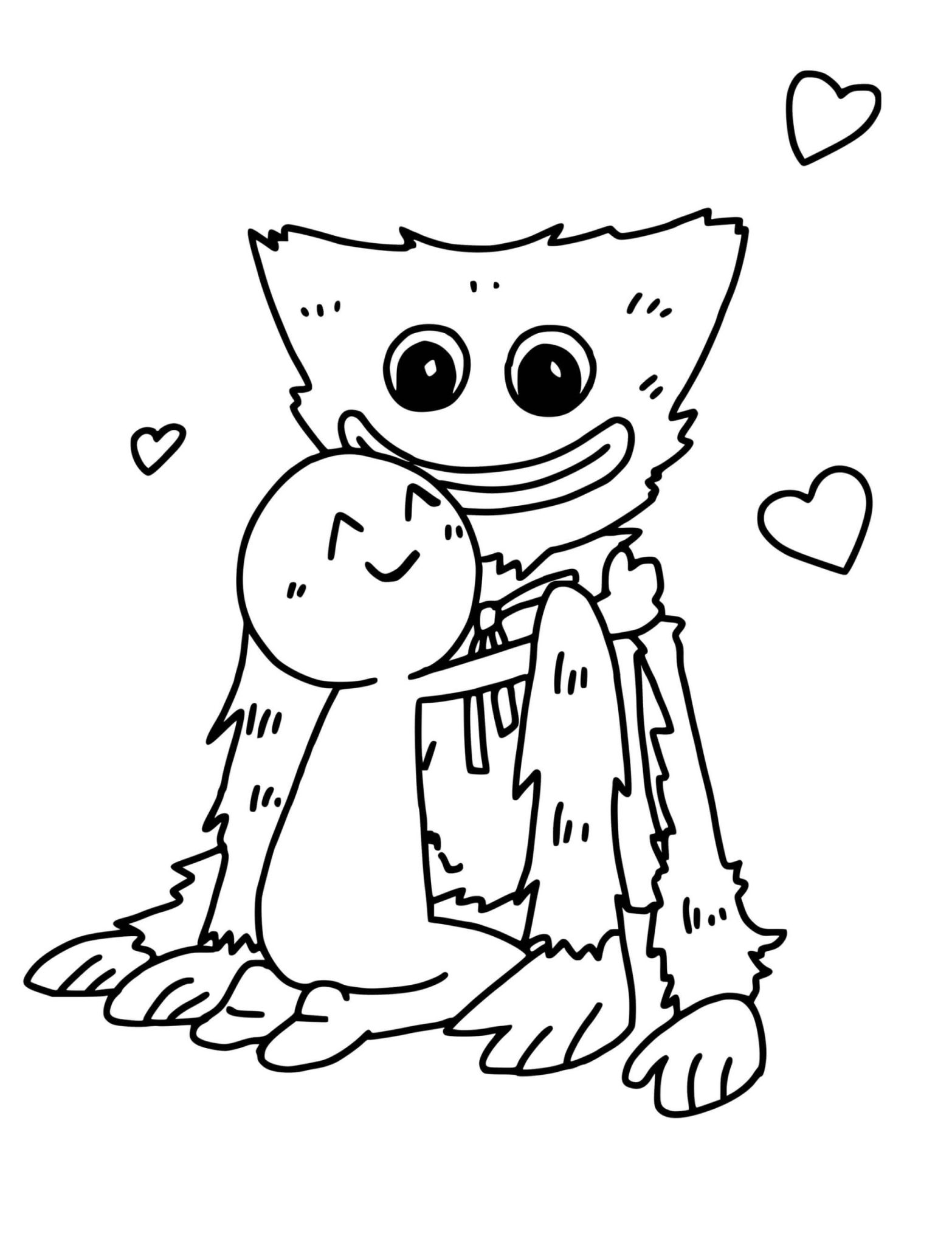 90+ Huggy Wuggy Coloring Pages 1