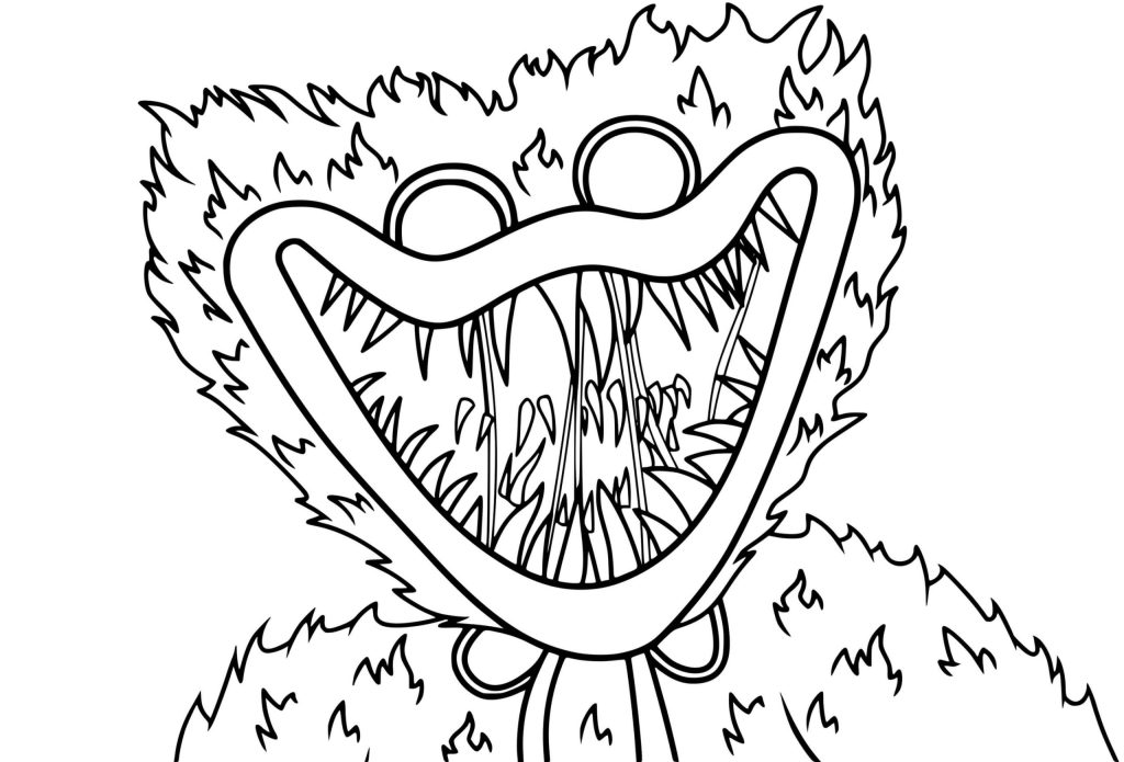 90+ Huggy Wuggy Coloring Pages 46