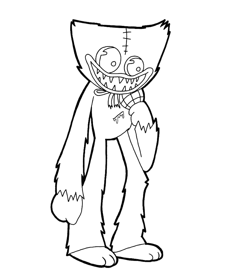 90+ Huggy Wuggy Coloring Pages 50