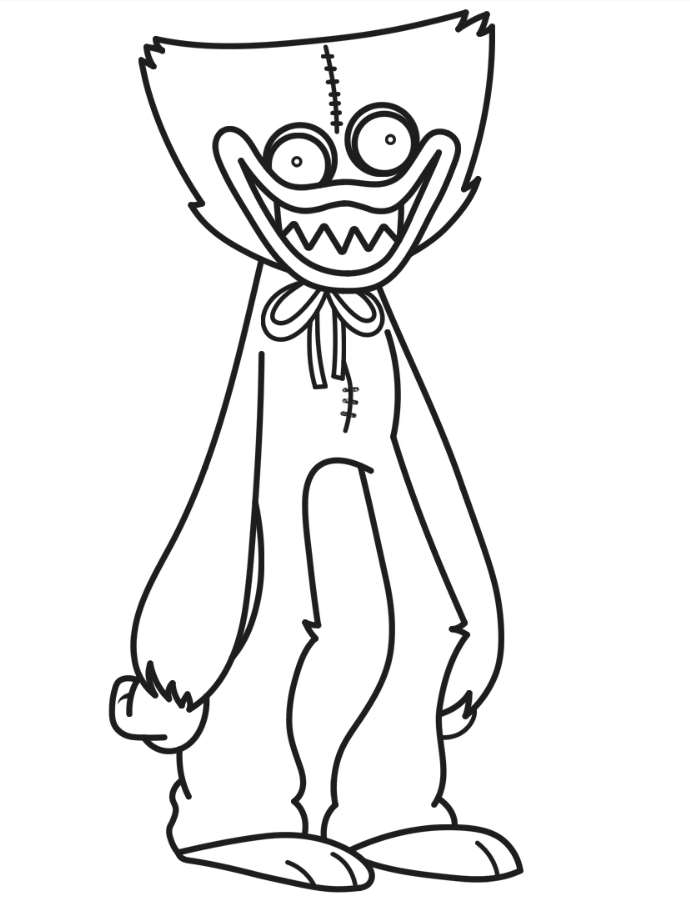 90+ Huggy Wuggy Coloring Pages 54