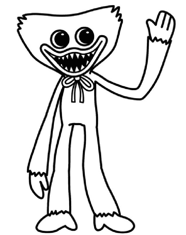 90+ Huggy Wuggy Coloring Pages 57