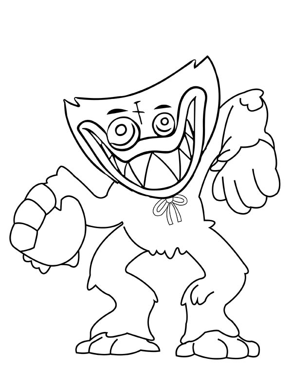 90+ Huggy Wuggy Coloring Pages 62