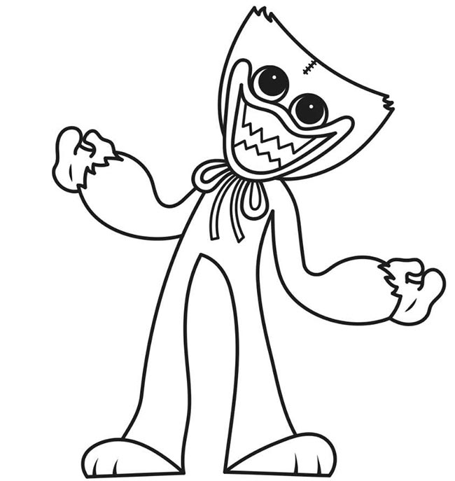 90+ Huggy Wuggy Coloring Pages 64