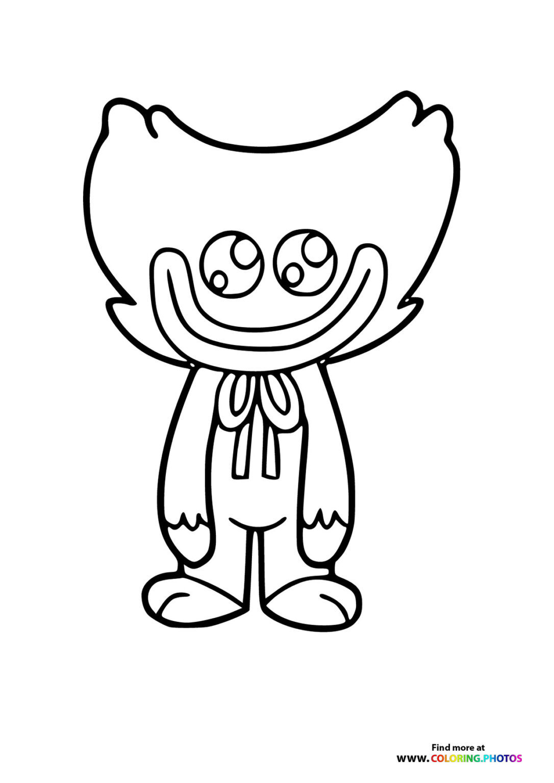 90+ Huggy Wuggy Coloring Pages 8