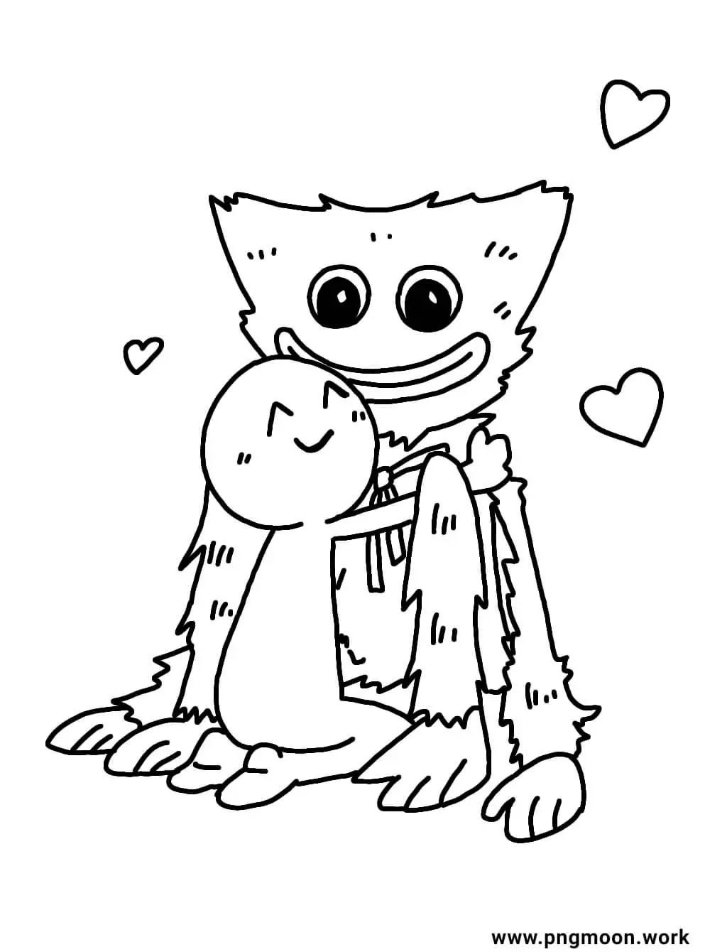 90+ Huggy Wuggy Coloring Pages 82