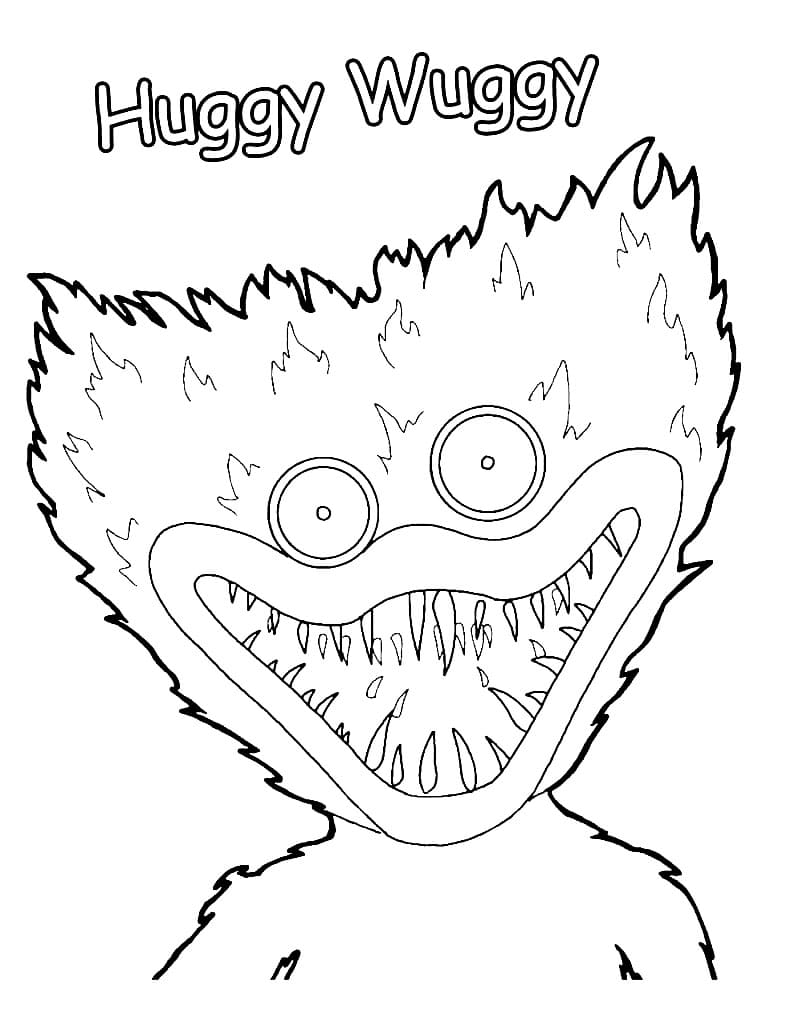 90+ Huggy Wuggy Coloring Pages 88