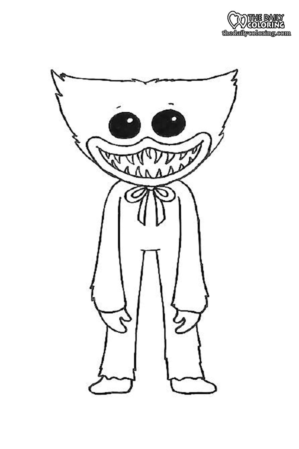 90+ Huggy Wuggy Coloring Pages 9