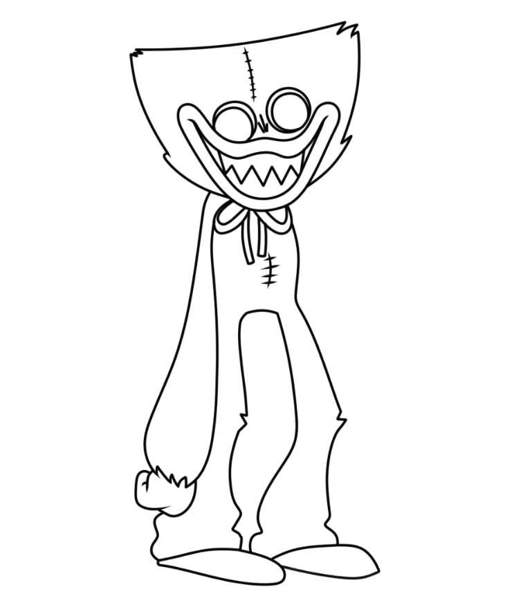 90+ Huggy Wuggy Coloring Pages 90