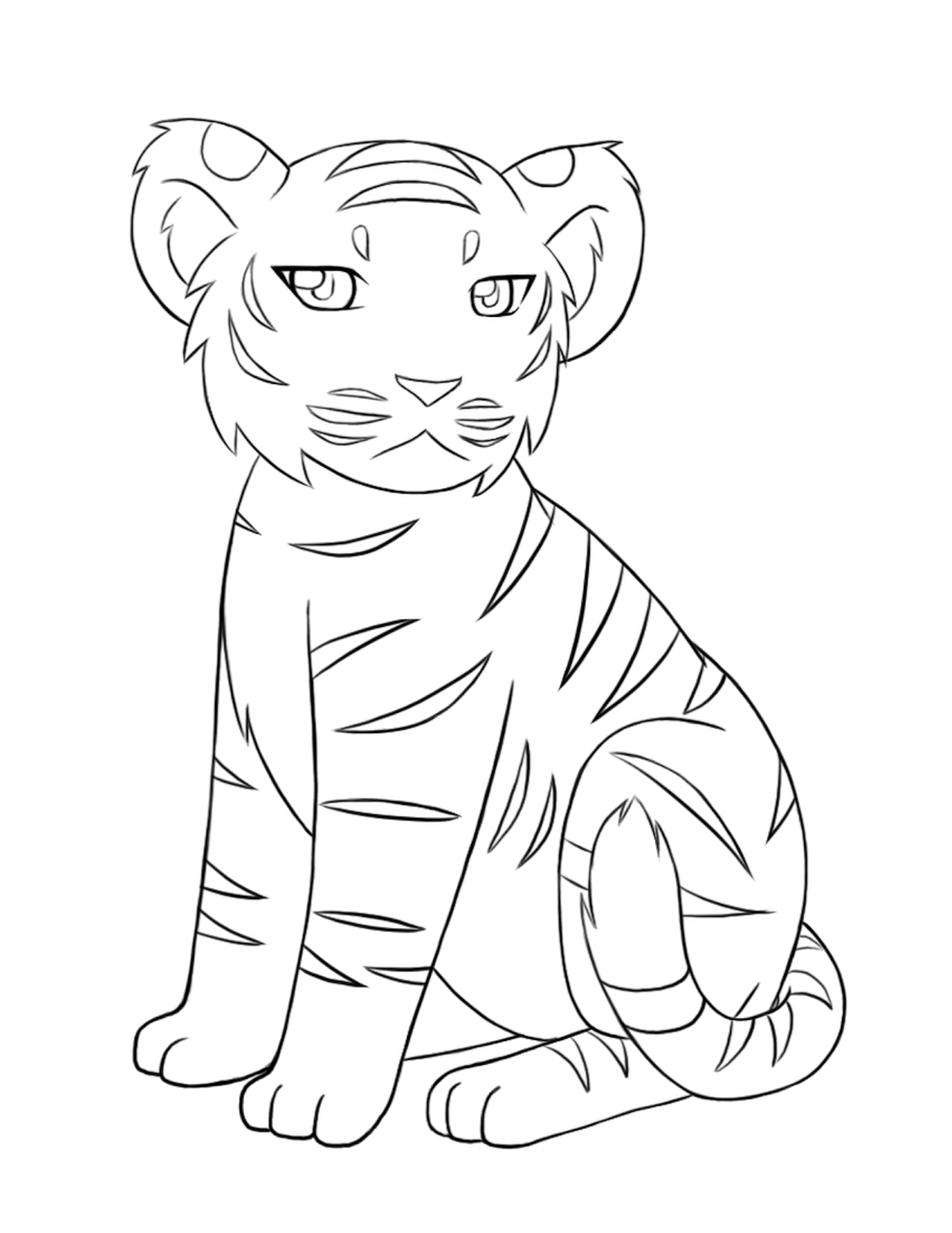 90+ Tiger Coloring Page Designs: Roaring Coloring Adventures 11