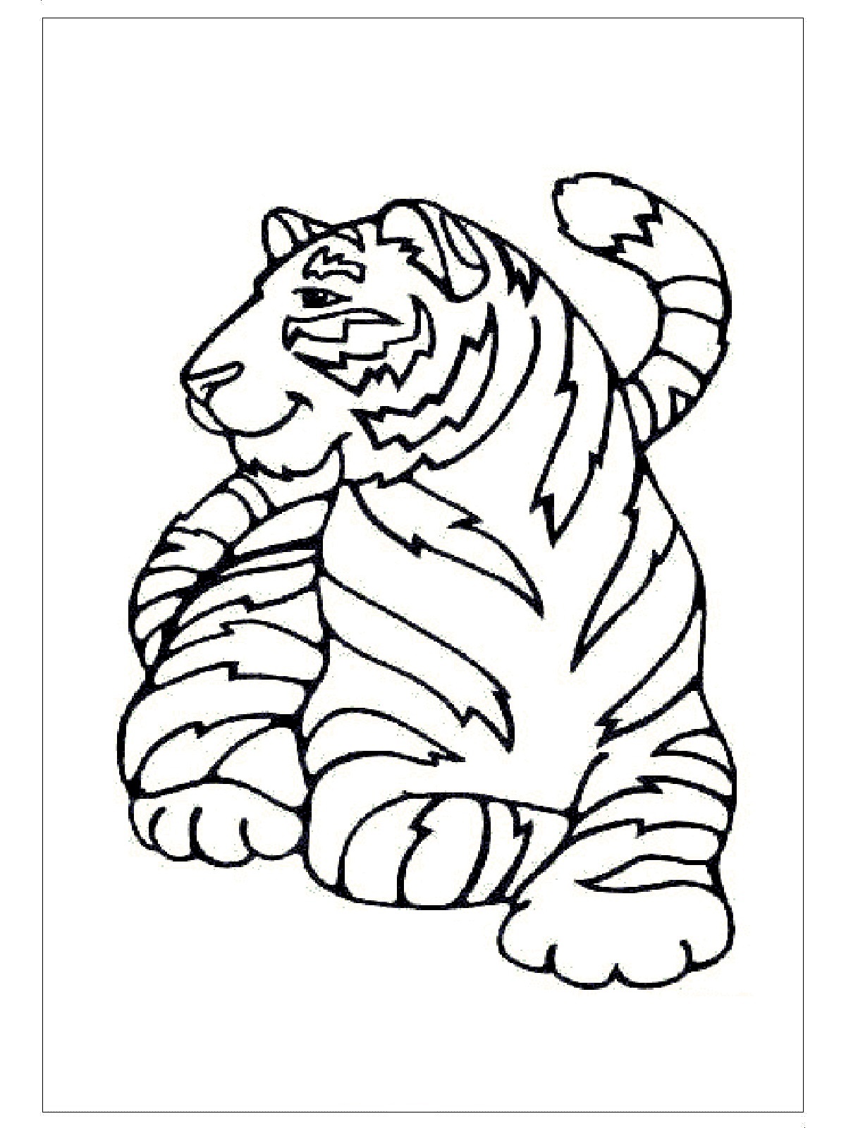 90+ Tiger Coloring Page Designs: Roaring Coloring Adventures 13