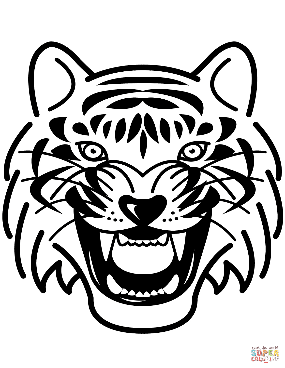 90+ Tiger Coloring Page Designs: Roaring Coloring Adventures 18