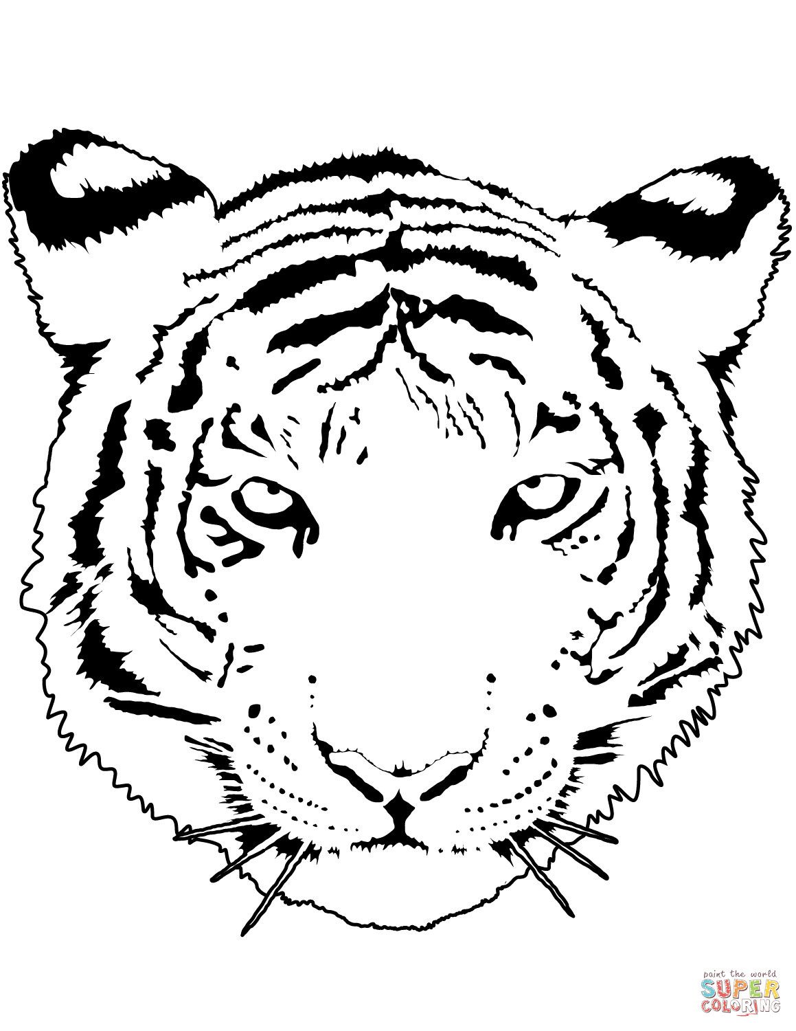 90+ Tiger Coloring Page Designs: Roaring Coloring Adventures 19