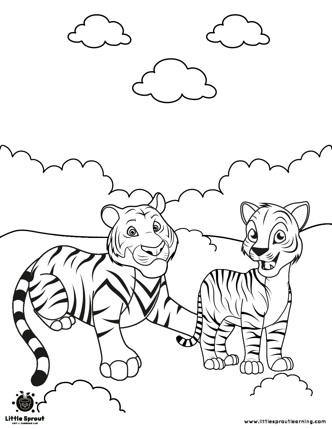 90+ Tiger Coloring Page Designs: Roaring Coloring Adventures 21