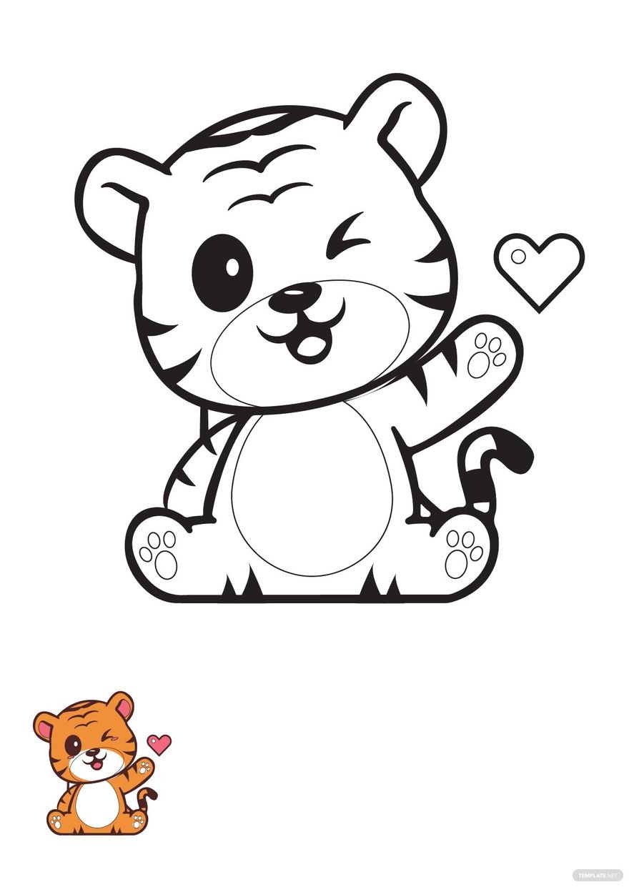 90+ Tiger Coloring Page Designs: Roaring Coloring Adventures 35