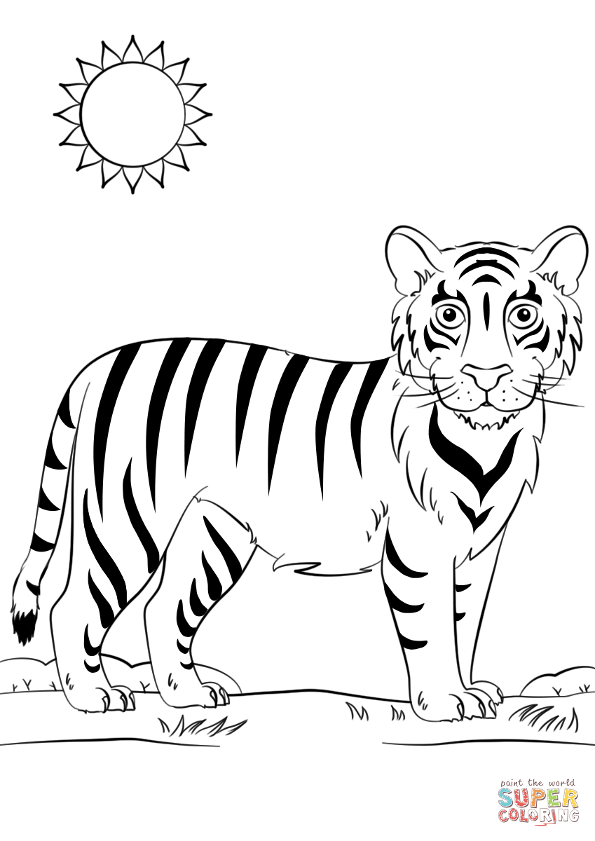 90+ Tiger Coloring Page Designs: Roaring Coloring Adventures 39