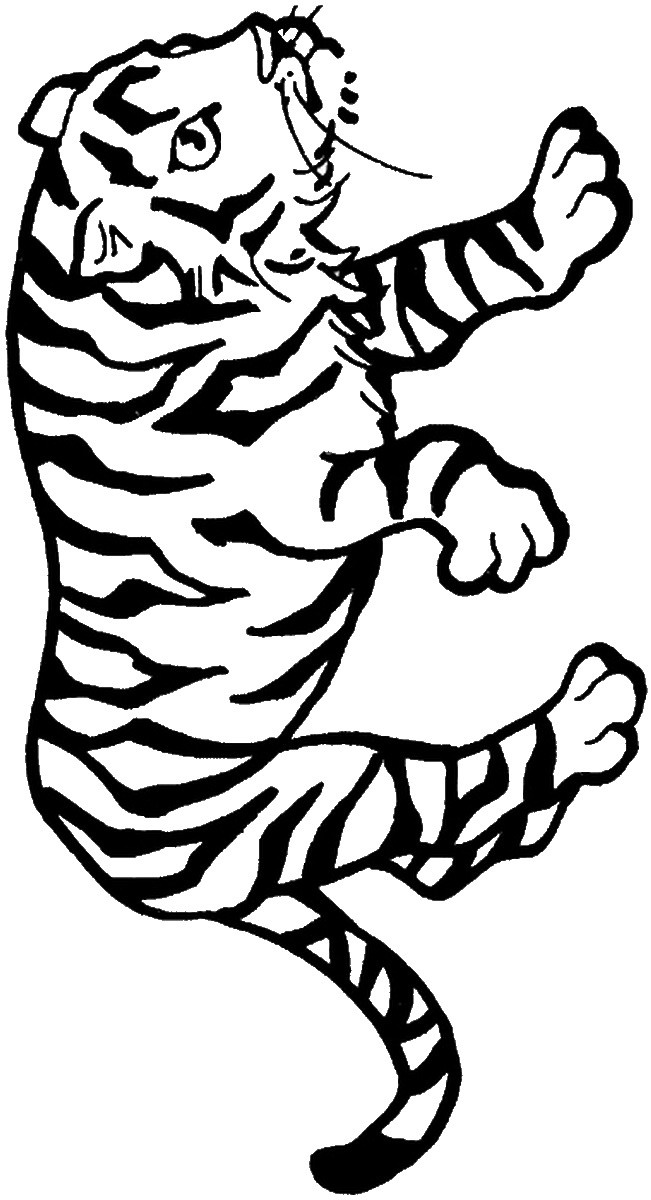 90+ Tiger Coloring Page Designs: Roaring Coloring Adventures 48