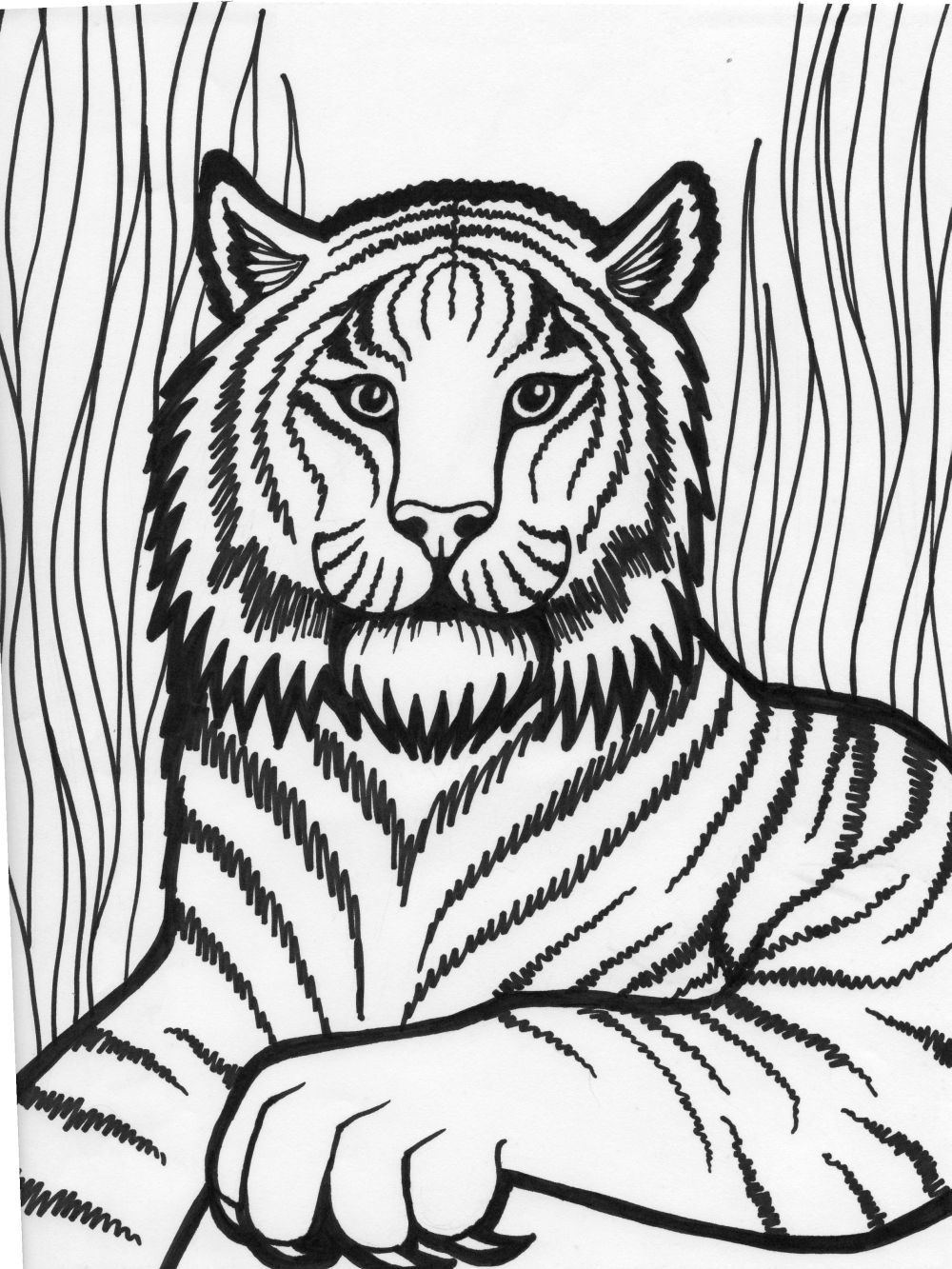 90+ Tiger Coloring Page Designs: Roaring Coloring Adventures 51