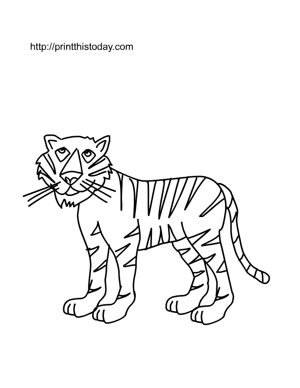 90+ Tiger Coloring Page Designs: Roaring Coloring Adventures 63