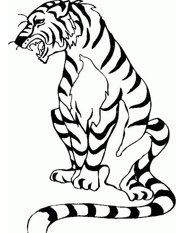 90+ Tiger Coloring Page Designs: Roaring Coloring Adventures 77