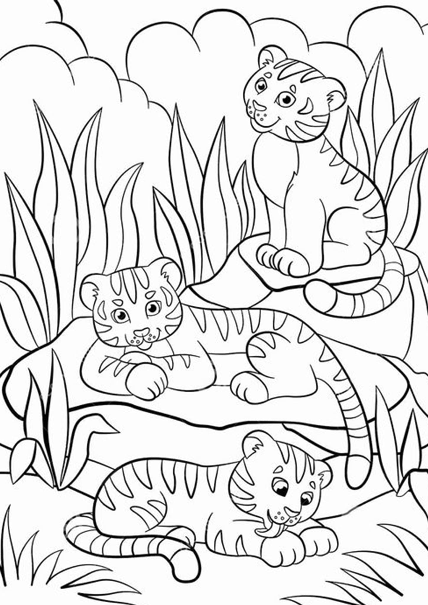 90+ Tiger Coloring Page Designs: Roaring Coloring Adventures 8