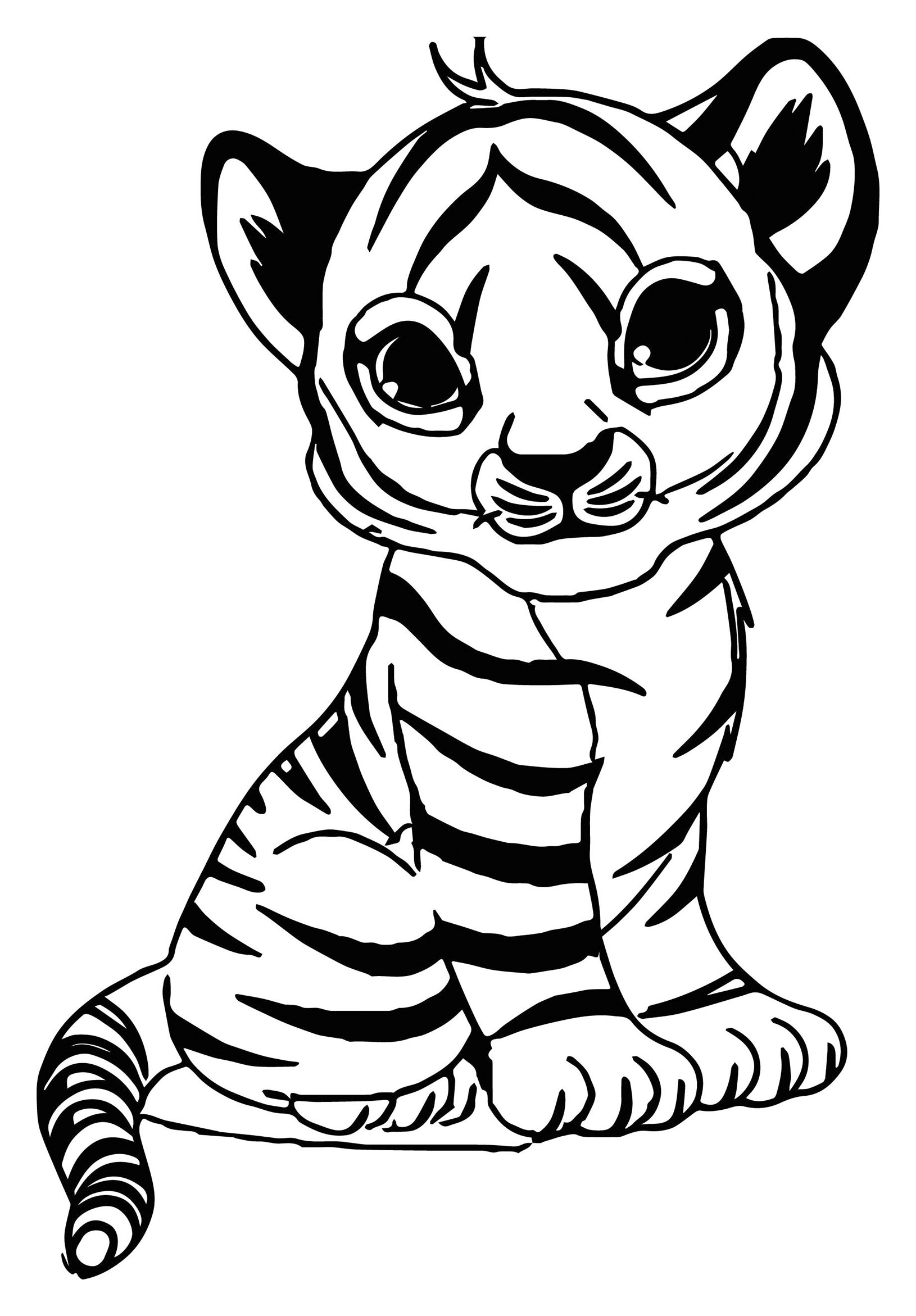 90+ Tiger Coloring Page Designs: Roaring Coloring Adventures 80