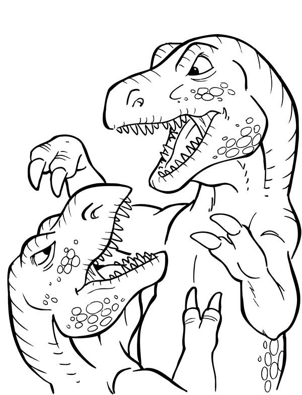 99+ T Rex Coloring Page 11