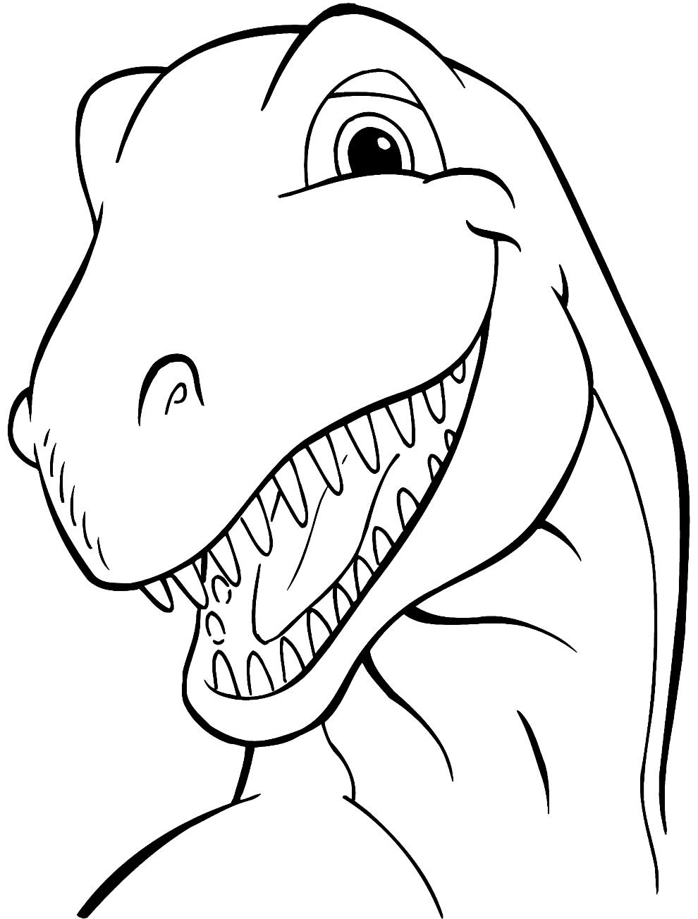 99+ T Rex Coloring Page 2