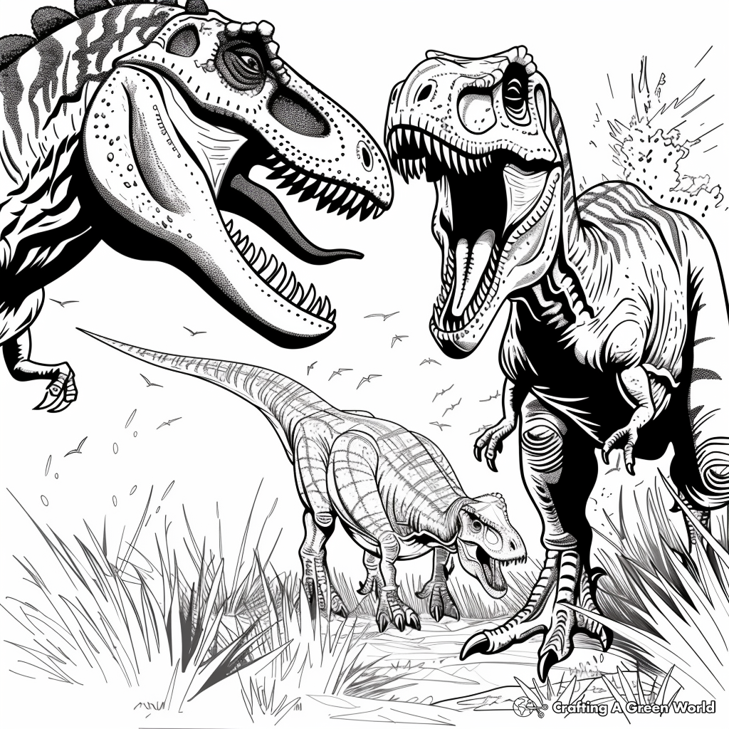 99+ T Rex Coloring Page 26