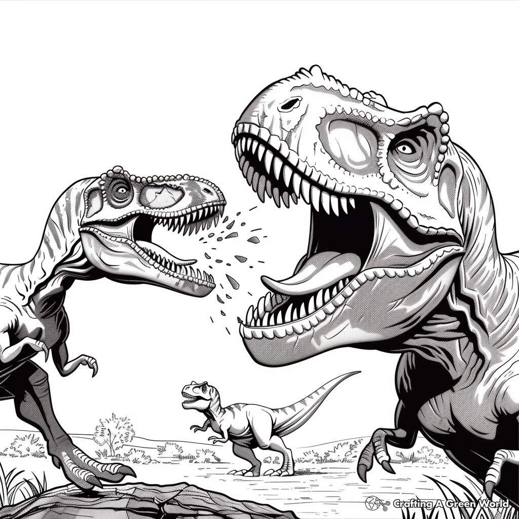 99+ T Rex Coloring Page 38