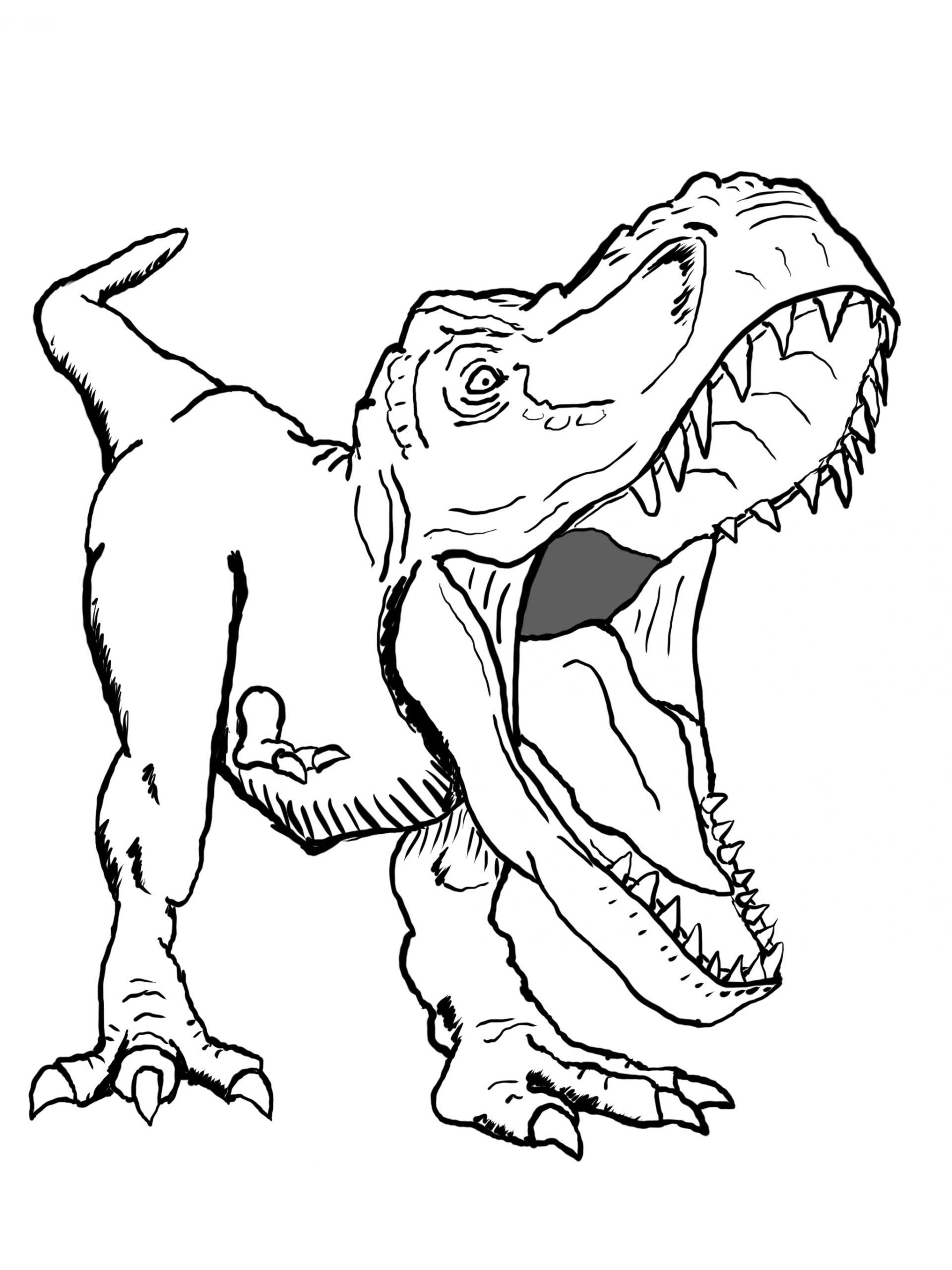 99+ T Rex Coloring Page 39