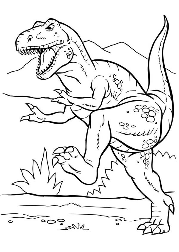 99+ T Rex Coloring Page 4