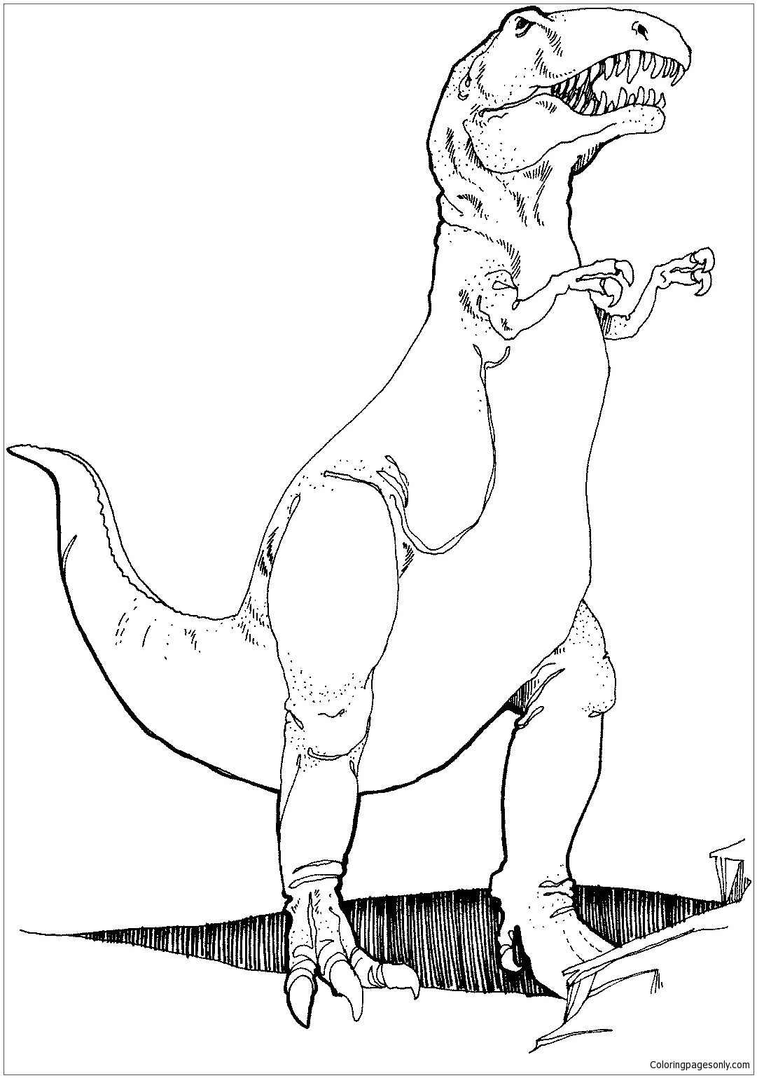 99+ T Rex Coloring Page 41