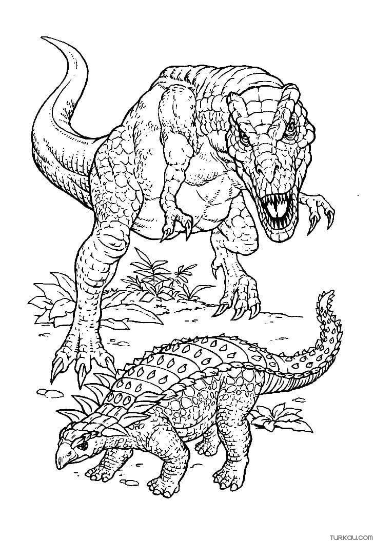 99+ T Rex Coloring Page 46